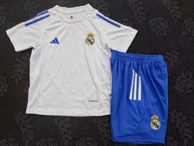 2025/2026 Real Madrid Training suit Football Shirt Kids Size 1:1 Thai Quality