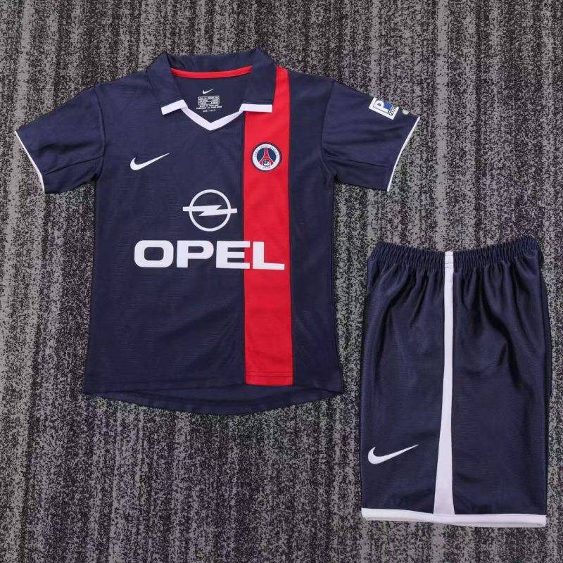 f1745fde56d990830596385116f45c98 2001/02 Paris Saint-Germain Home Football Shirt Kids Size 1:1 Thai Quality
