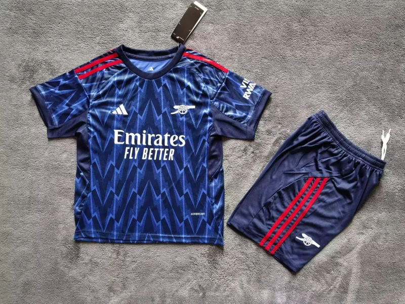 f24952d2e40a6d611b82b65921717a9e 2025/2026 Arsenal Away Football Shirt Kids Size 1:1 Thai Quality