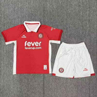 2025/2026 Bristol City Home Football Shirt Kids Size 1:1 Thai