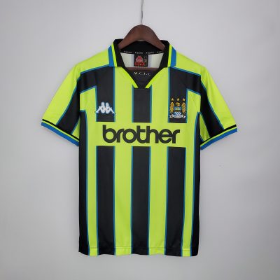 1998/1999 Manchester City Away Football Shirt 1:1 Thai Quality