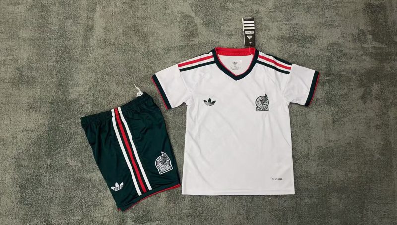 f2865b6c3abf66e91300e412690f9568 2026 Mexico Away Football Kids Size 1:1 Thai Quality