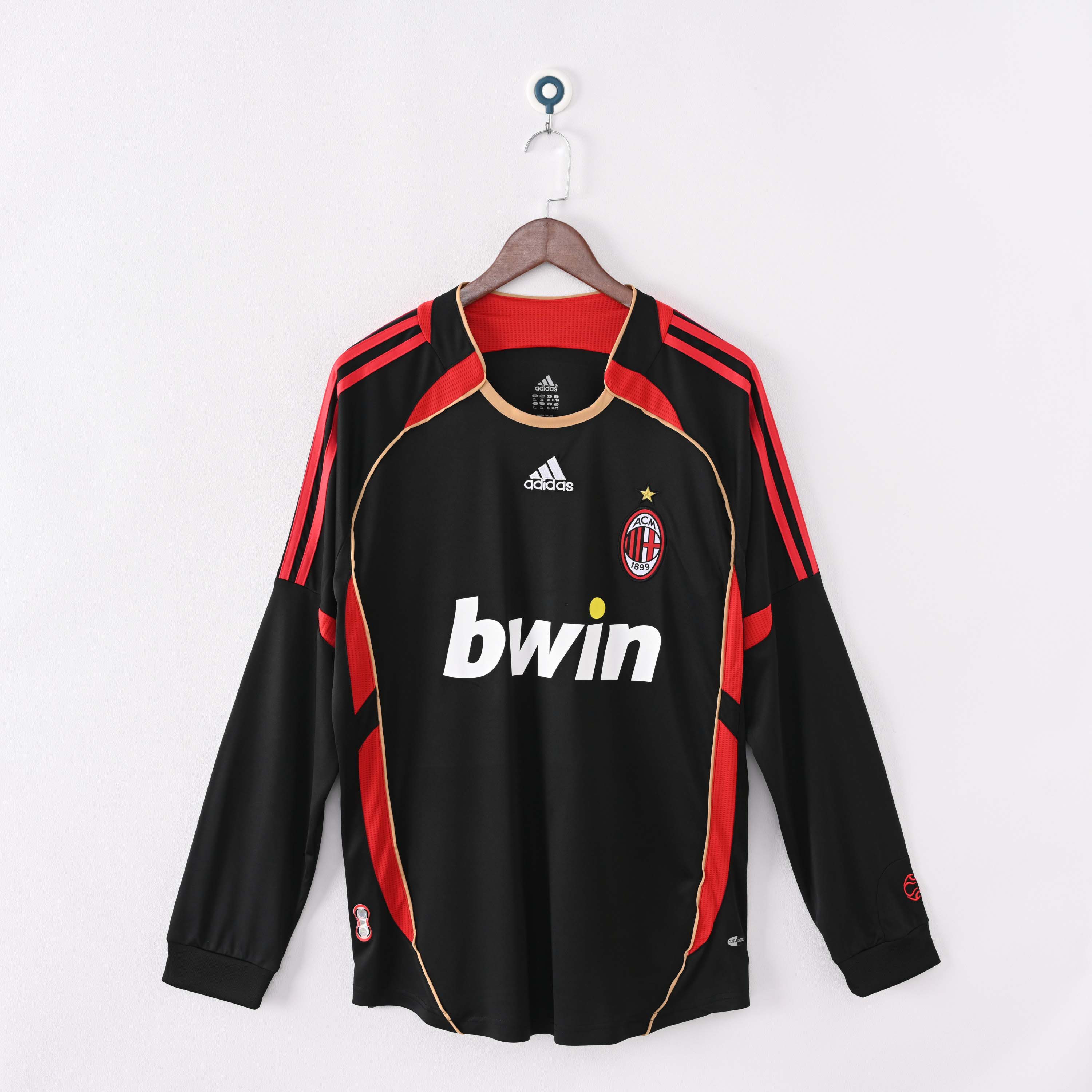 2006/2007 Retro Long Sleeve AC Milan Away Football Shirt 1:1 Thai Quality