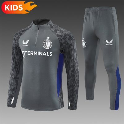 2025/2026 FE Half-Pull Training Wear Football Shirt Kids Size