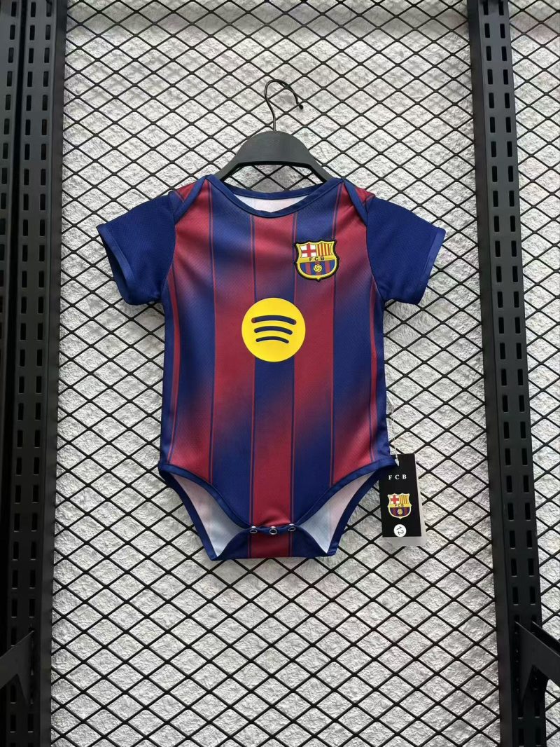 2025/2026 Barcelona Home Football Shirt Baby Size 1:1 Thai Quality
