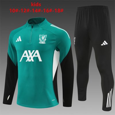2025/2026 Liverpool Half-Pull Training Suit Football Shirt Kids Size