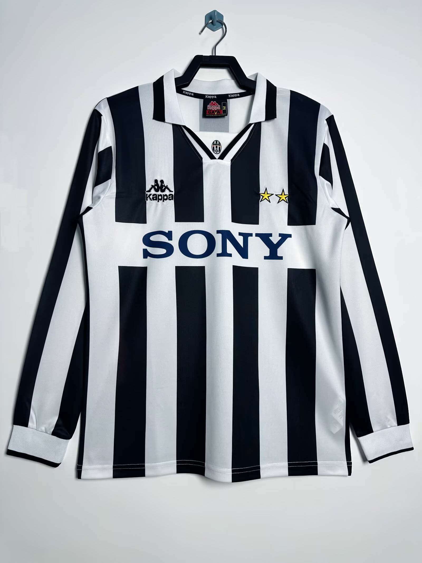 1995/1997 Retro Long Sleeve Juventus Home Football Shirt 1:1 Thai Quality