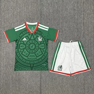 2026 Mexico Home Football Shirt Kids Size 1:1 Thai Quality