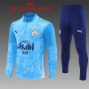 2025/2026 Manchester City Half-Pull Training Suit Football Shirt Kids Size