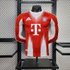 2025/2025 Long Sleeve Player Version Bayern Munchen Home Football Shirt 1:1 Thai Quality