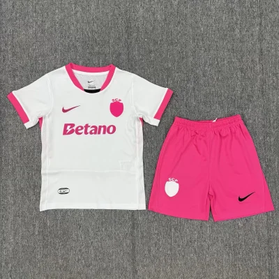 2025/2026 Sporting Lisbon Pink October Football Shirt Kids Size 1:1 Thai Quality