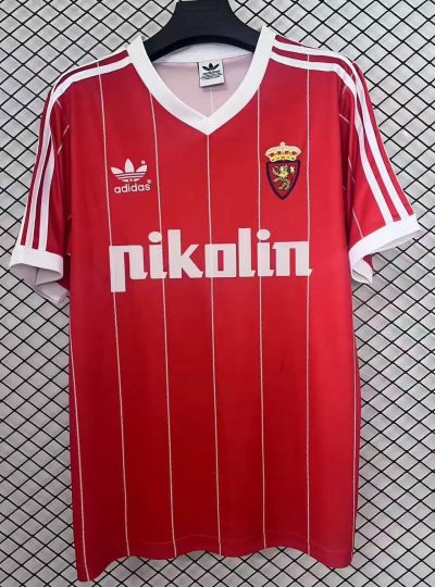 1984 Retro Real Zaragoza Away Football Shirt 1:1 Thai Quality
