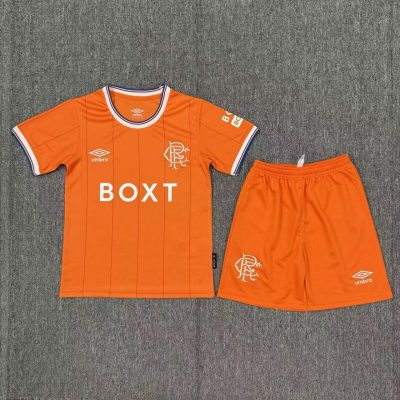 2025/2026 Rangers Fourth Football Shirt Kids Size 1:1 Thai Quality