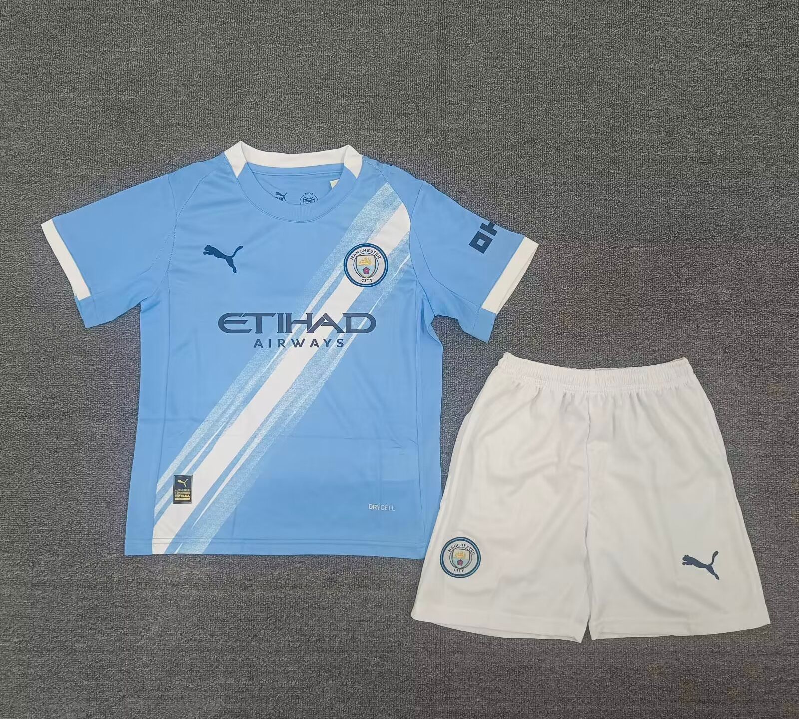 2025/2026 Manchester CityHome Football Shirt Kids Size 1:1 Thai Quality