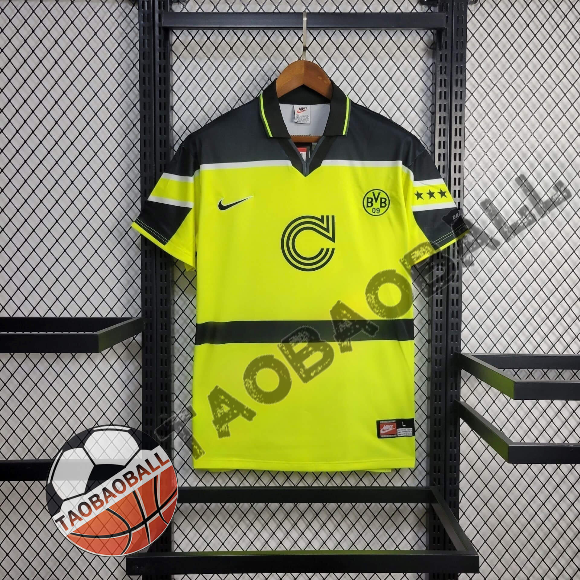 1997/1998 Retro Dortmund Home Football Shirt 1:1 Thai Quality