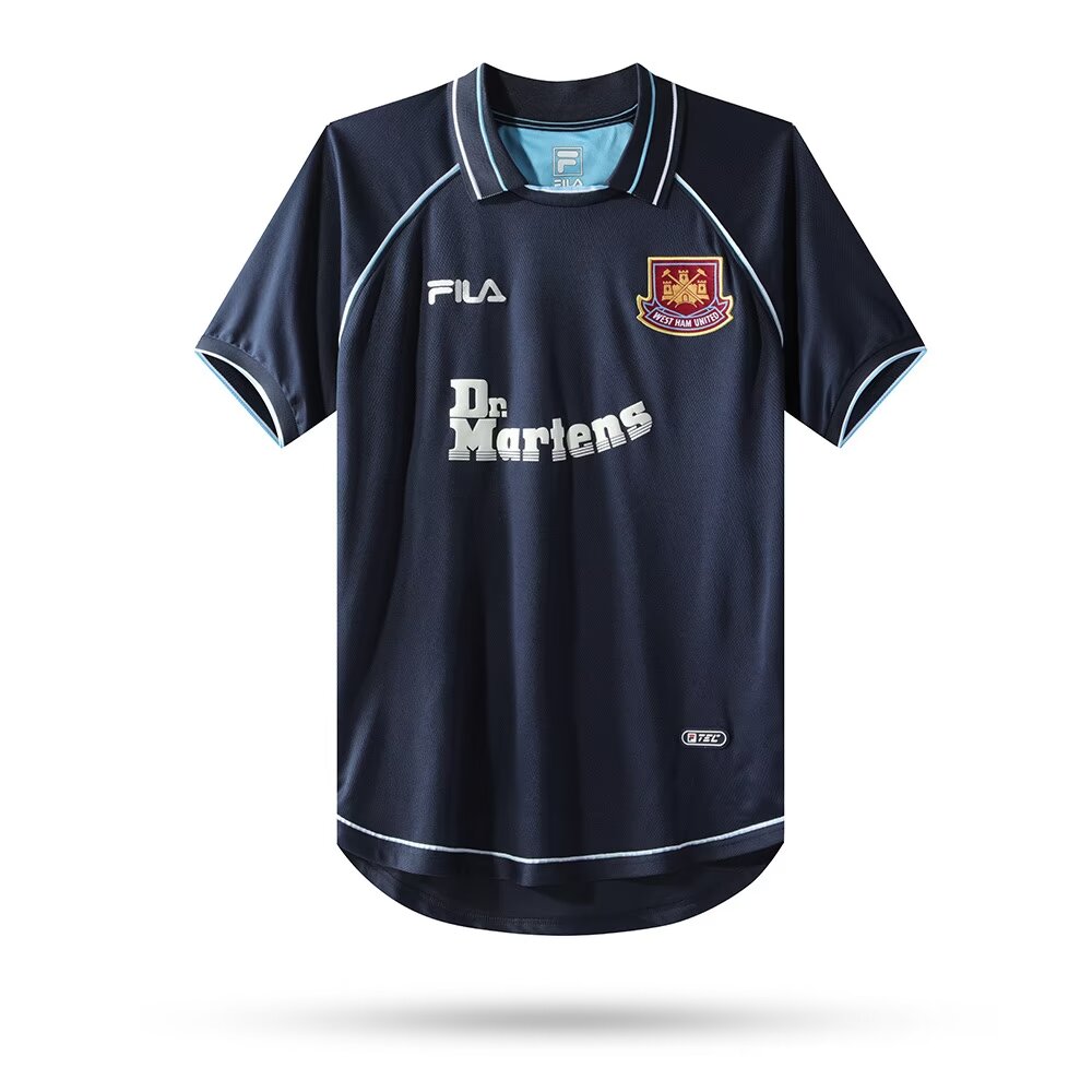 1999/2000 Retro West Ham United Third Away Football Shirt 1:1 Thai Quality
