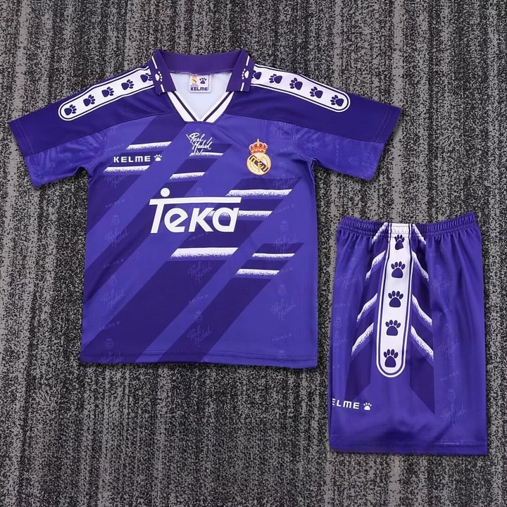 1994/1996 Retro Real Madrid Away Football Shirt Kids Size 1:1 Thai Quality