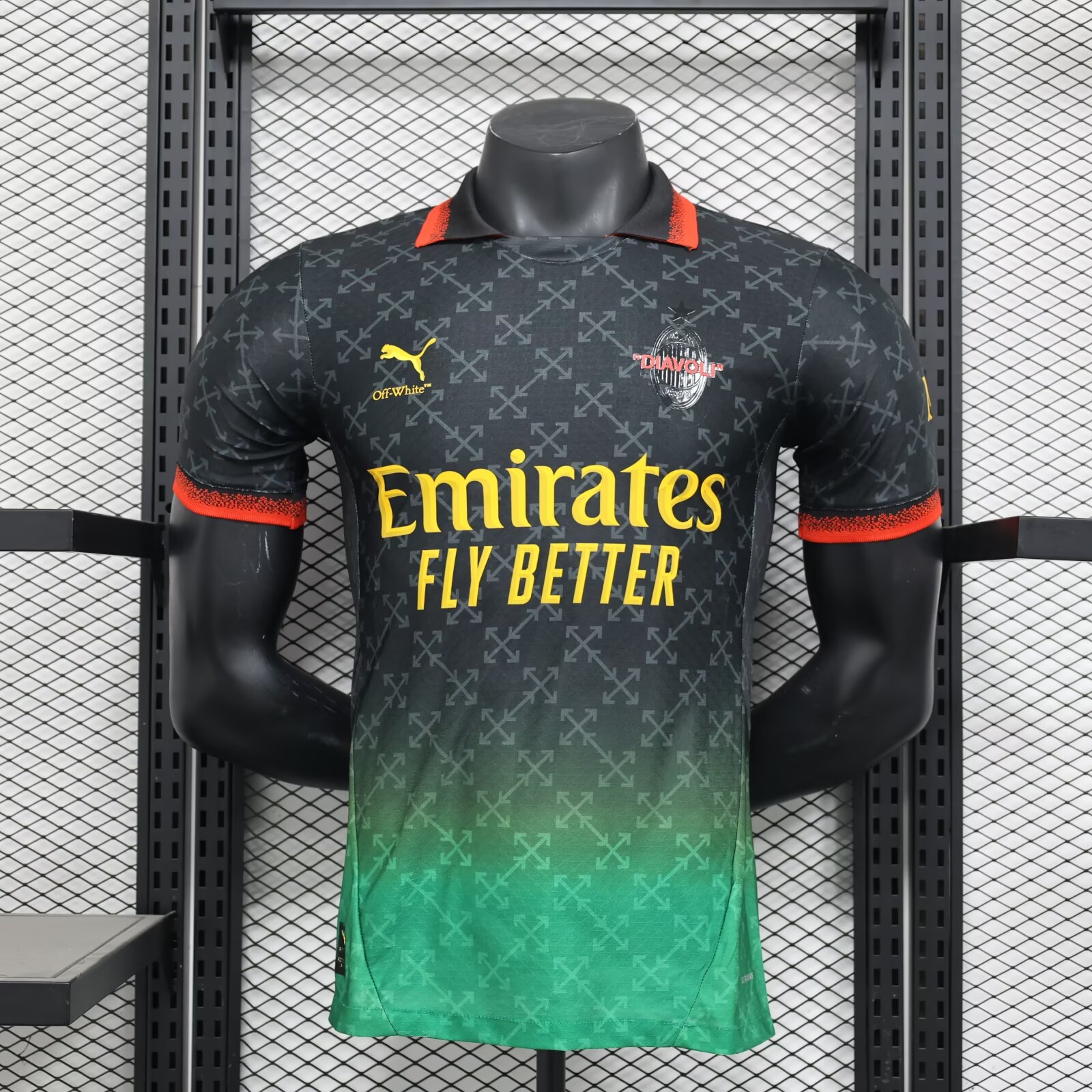 2024/2025 Player Version AC Milan Fourth Goalkeeper Football Shirt 1:1 Thai Quality
