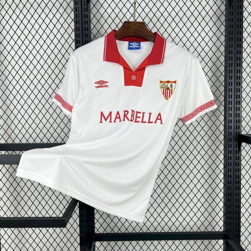 0473dbb024af636338dc434b2c55a118 1994/1996 Retro Sevilla Home Football Shirt 1:1 Thai Quality