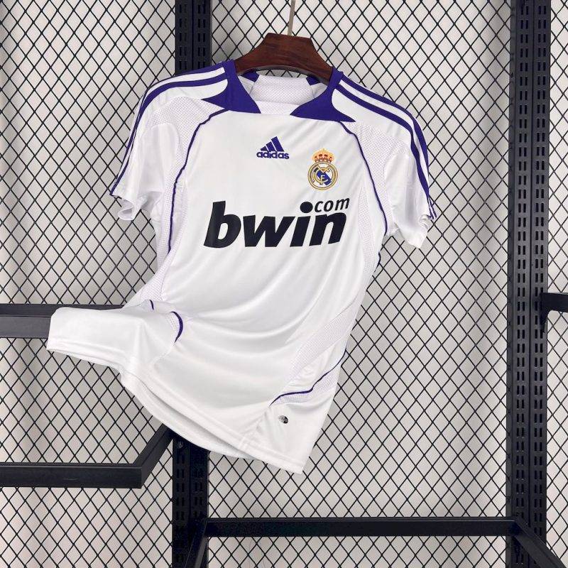 2007/2008 Retro Real Madrid Home Football Shirt 1:1 Thai Quality