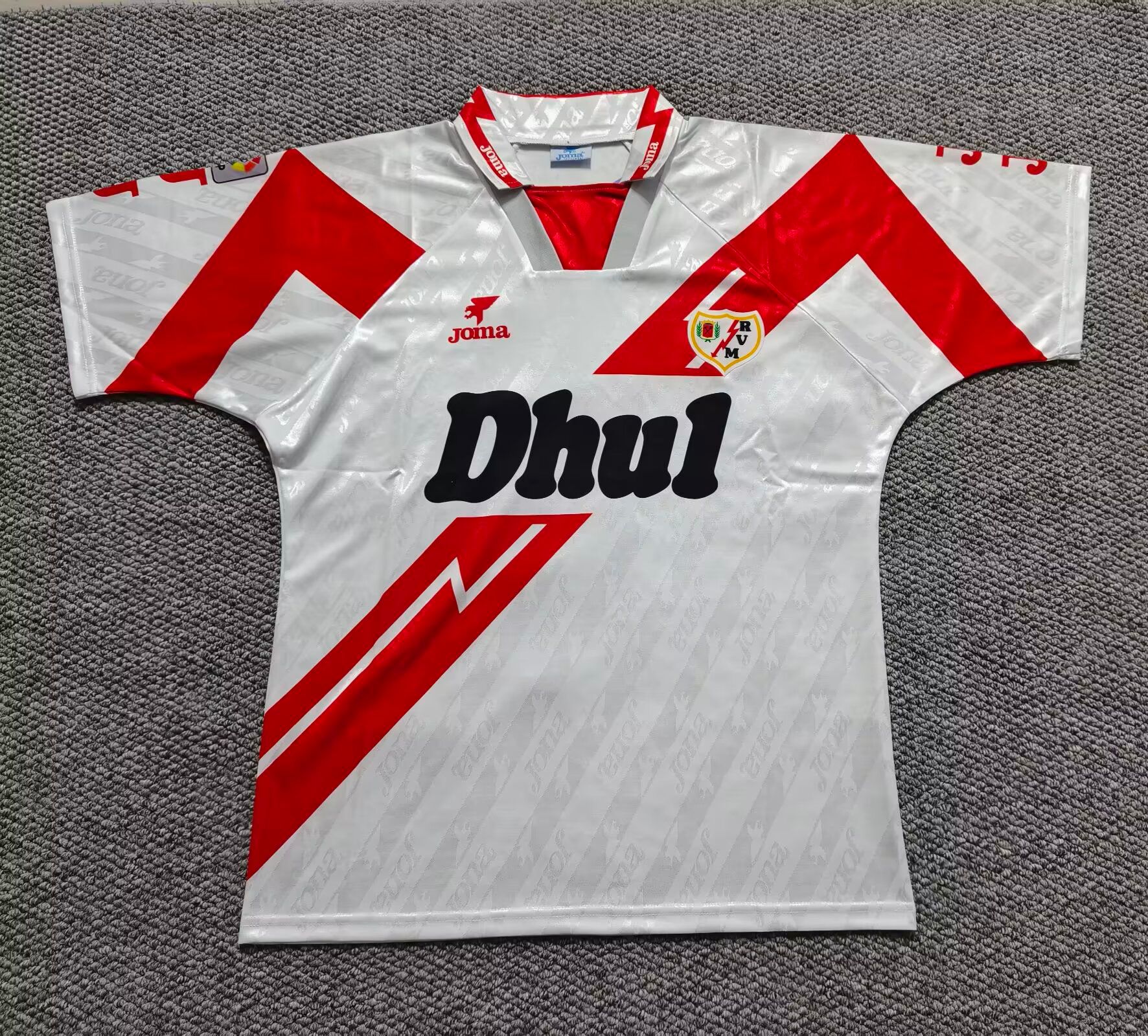 1994/1995 Rayo Vallecano Home Football Shirt 1:1 Thai Quality