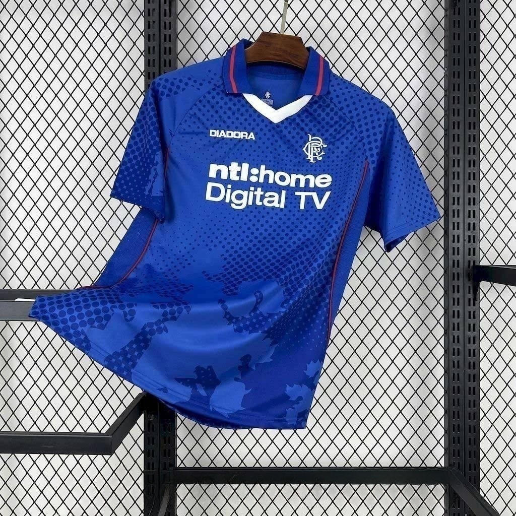 2002/2003 Retro Rangers Home Football Shirt 1:1 Thai Quality
