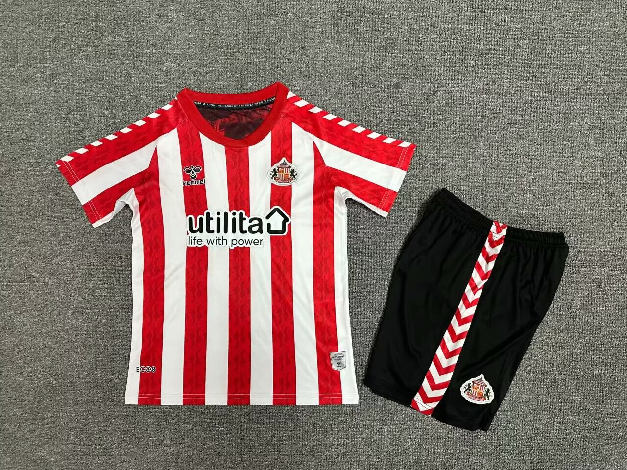 2024/2025 Sunderland Home Football Shirt Kids Size 1:1 Thai Quality