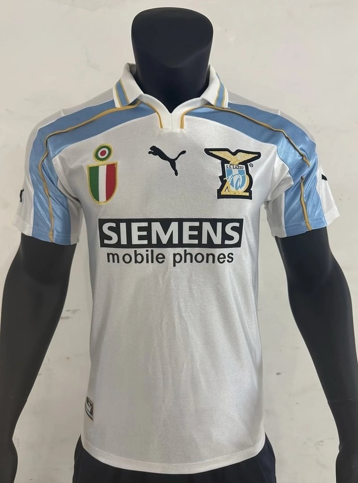 2000/2001 Retro Lazio Home Football Shirt 1:1 Thai Quality