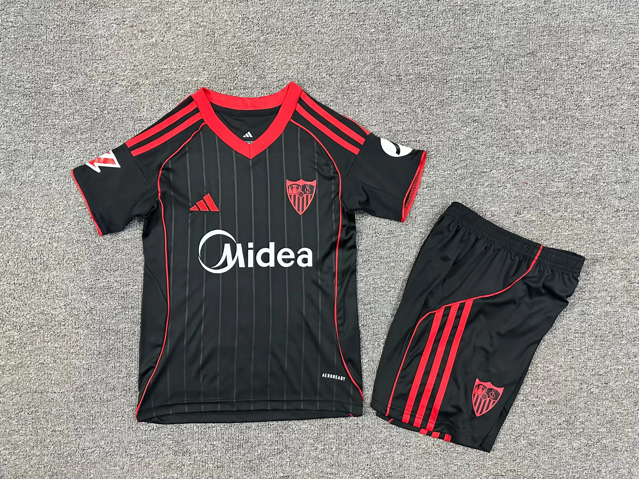 2025/2026 Sevilla Third Away Football Shirt Kids Size 1:1 Thai Quality