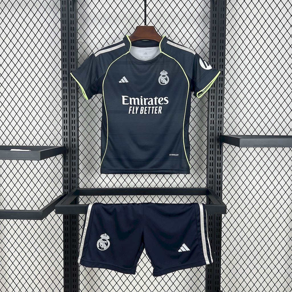 2025/2026 Real Madrid Away Football Shirt Kids Size 1:1 Thai Quality