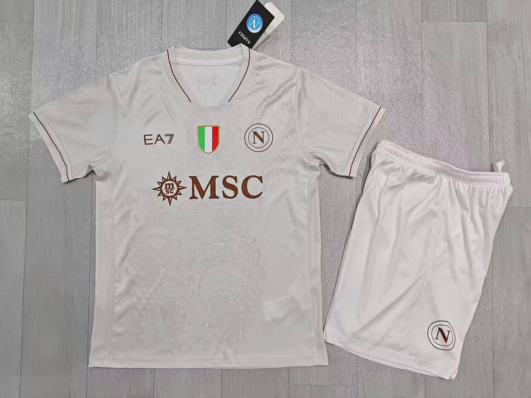 2025/2026 Napoli Away Football Shirt Kids Size 1:1 Thai Quality