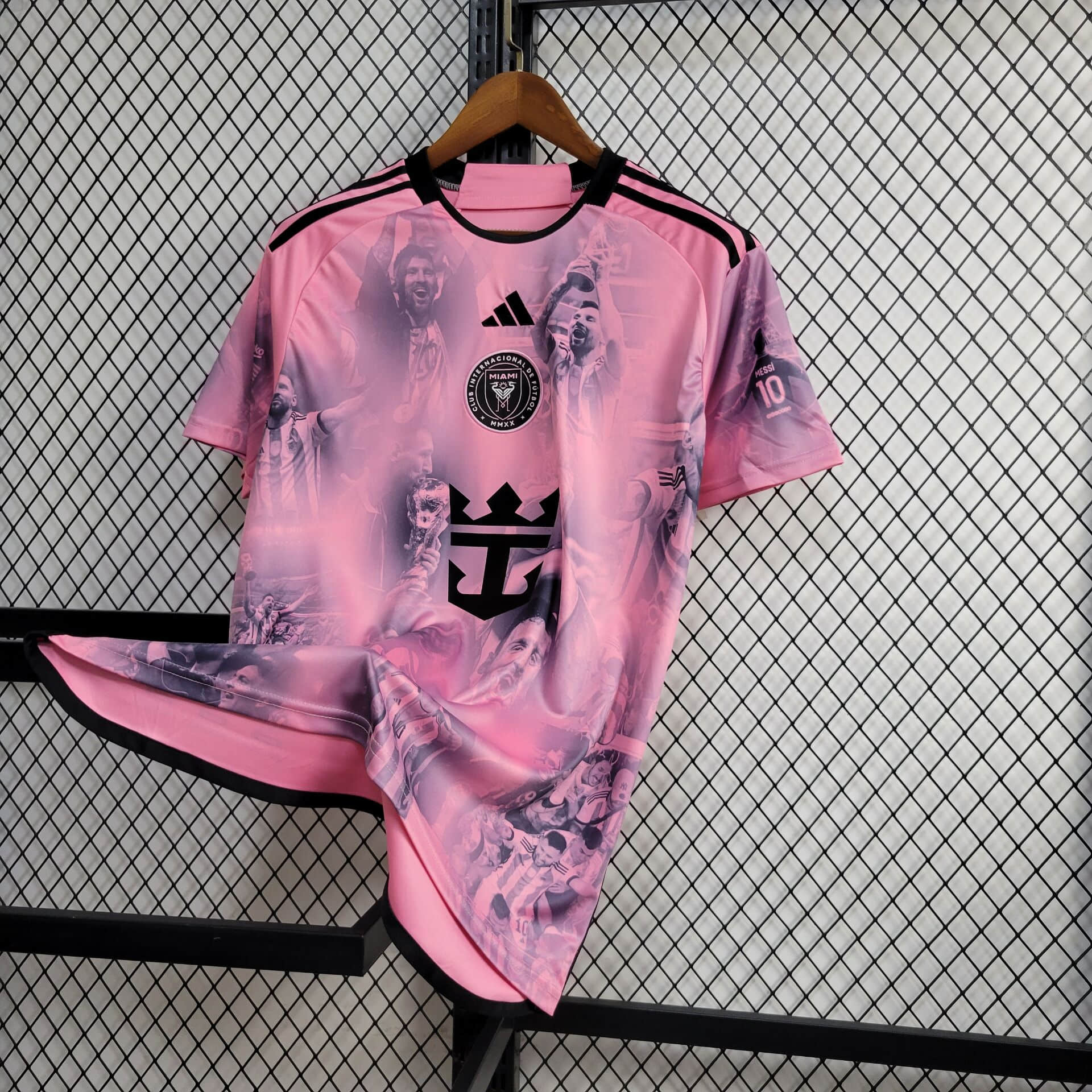 2024/2025 Inter Miami Home Champion version Football Shirt 1:1 Thai Quality - Image 4
