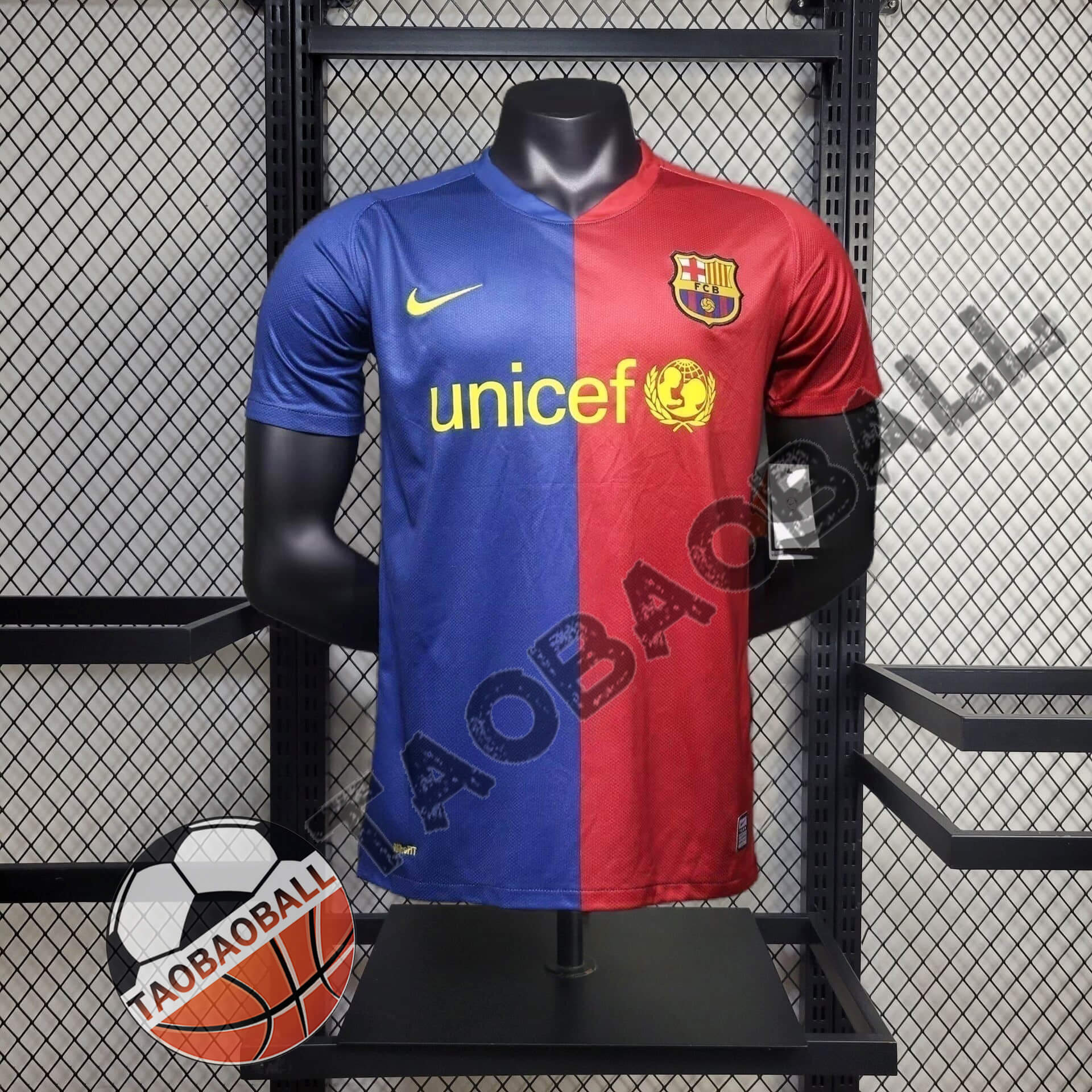 2008/2009 Retro Player Version Barcelona Home Football Shirt 1:1 Thai Quality