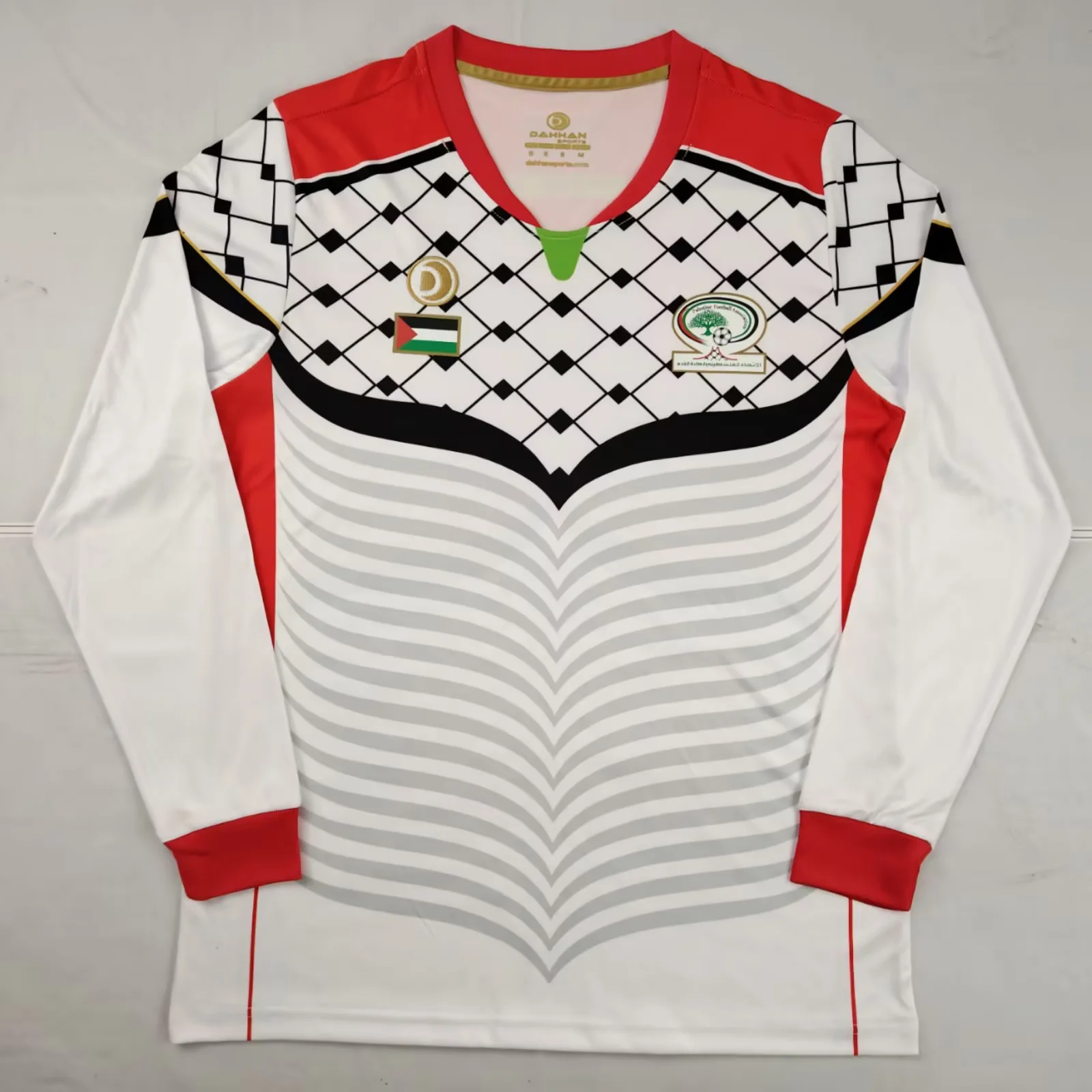 2016/2017 Retro Long Sleeve Palestine Football Shirt 1:1 Thai Quality