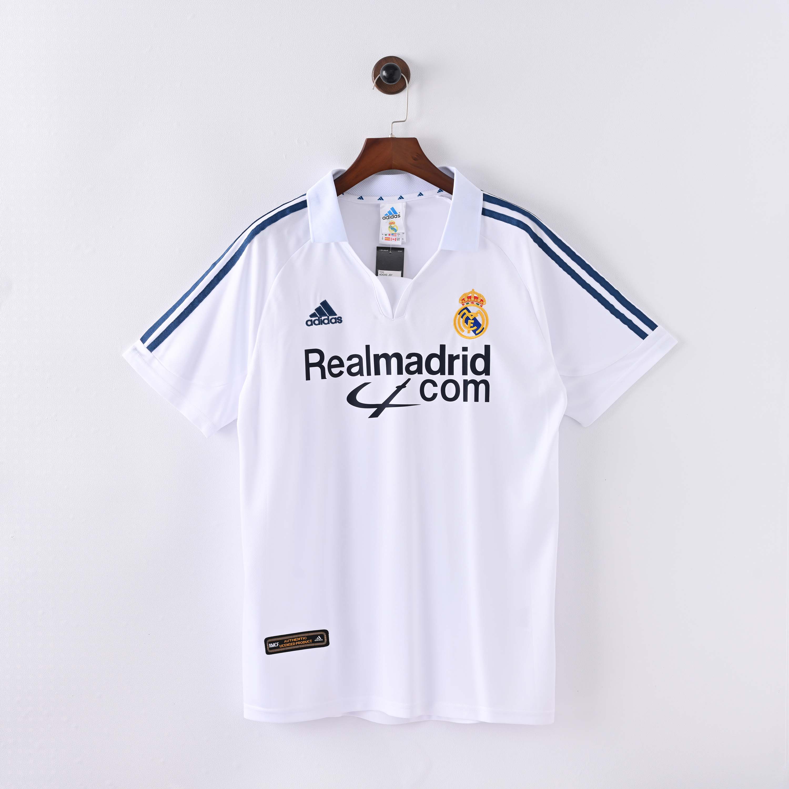 2001/2002 Retro Real Madrid Home Football Shirt 1:1 Thai Quality
