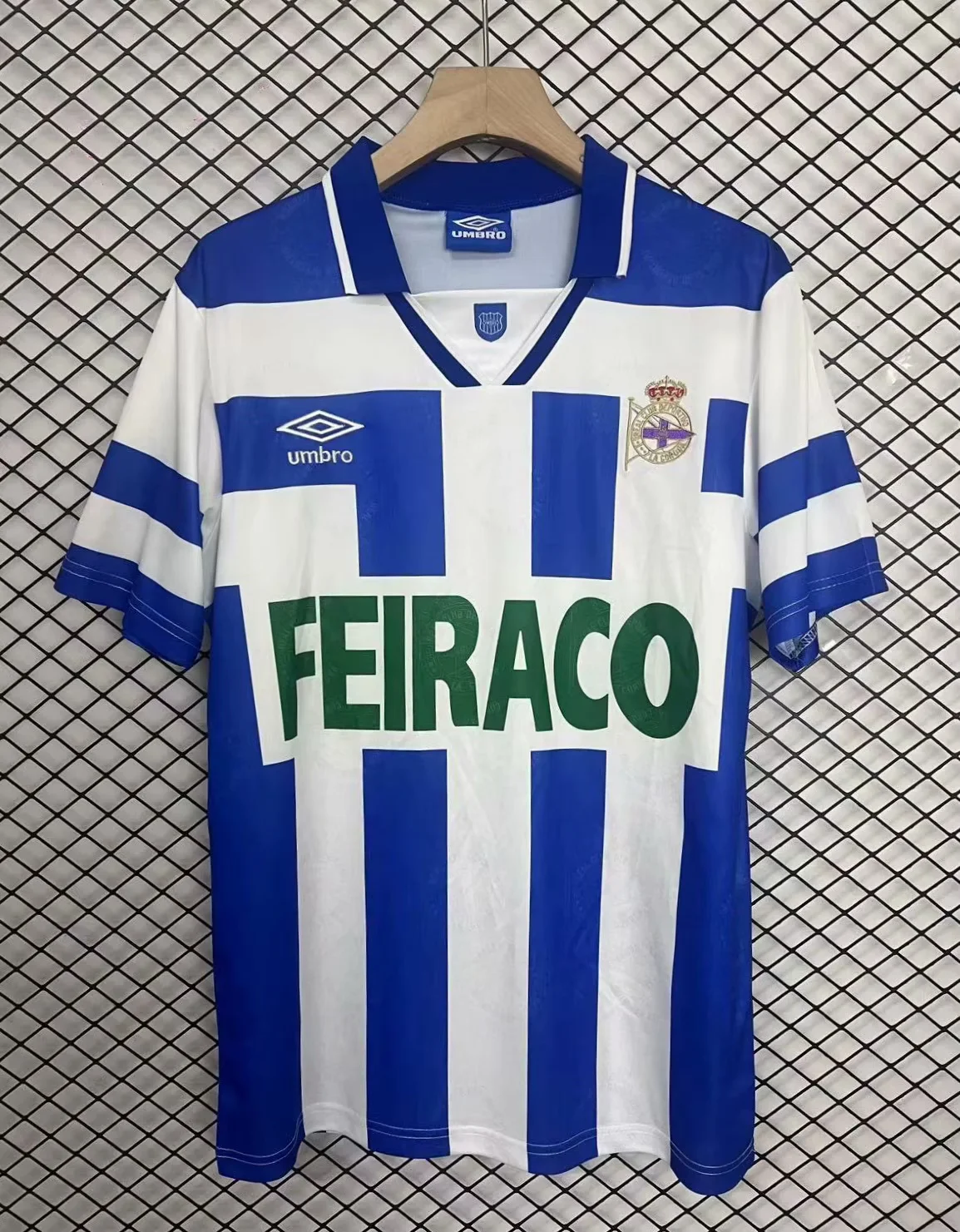 1994/1995 Retro Deportivo de La Coruna Home Football Shirt 1:1 Thai Quality