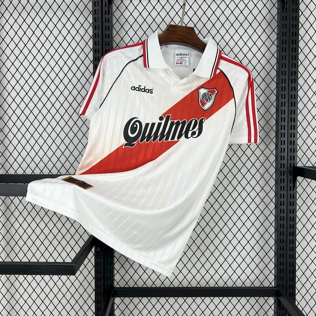 1995/1996 Retro River Plate Home Football Shirt 1:1 Thai Quality