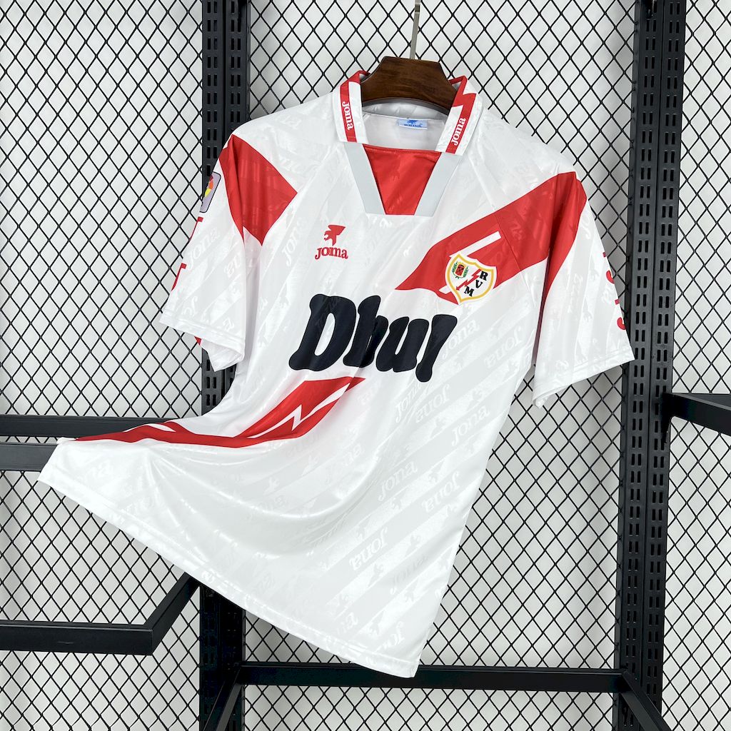 1994/1995 Retro Rayo Vallecano Home Football Shirt 1:1 Thai Quality