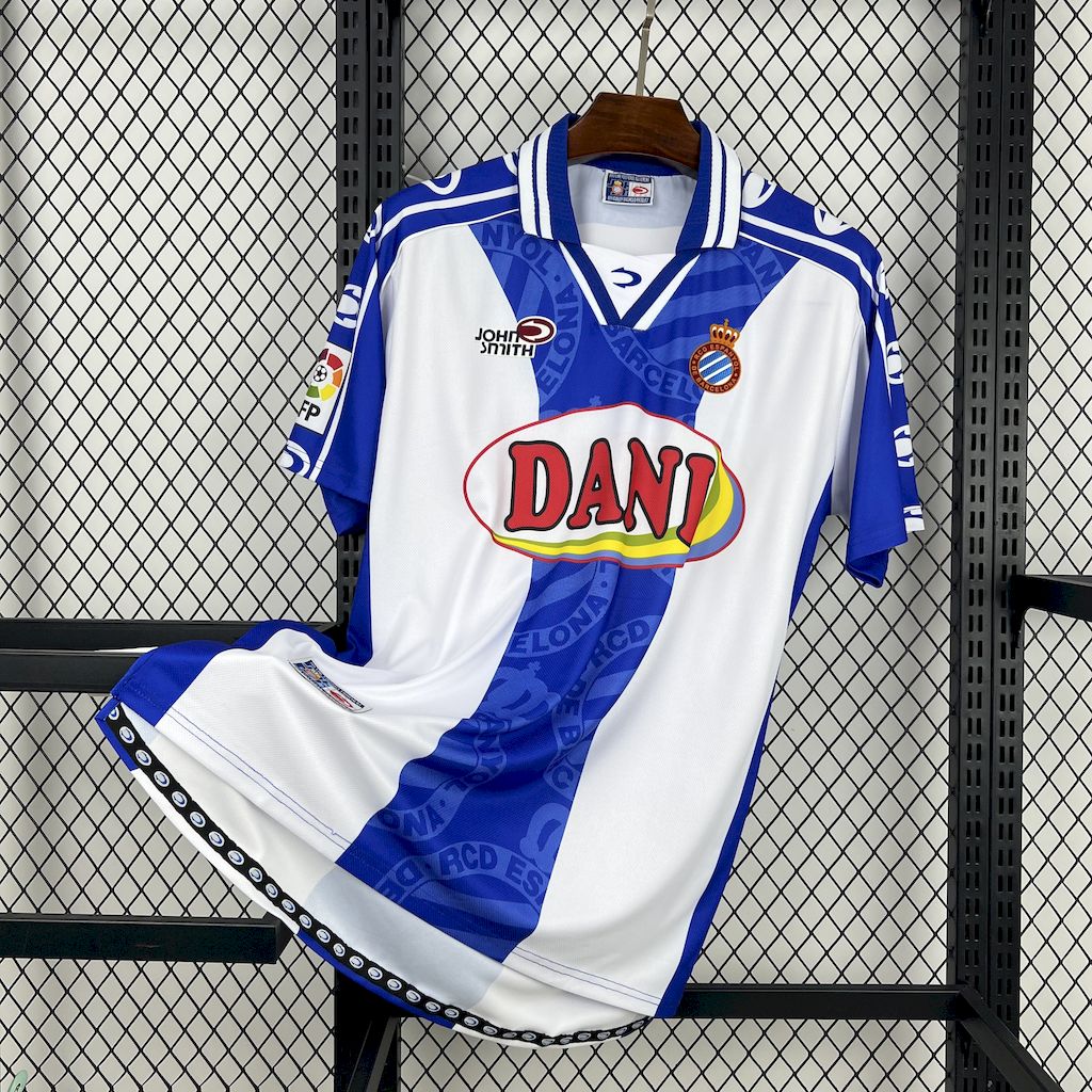 1999/2000 Retro Espanyol Home Football Shirt 1:1 Thai Quality
