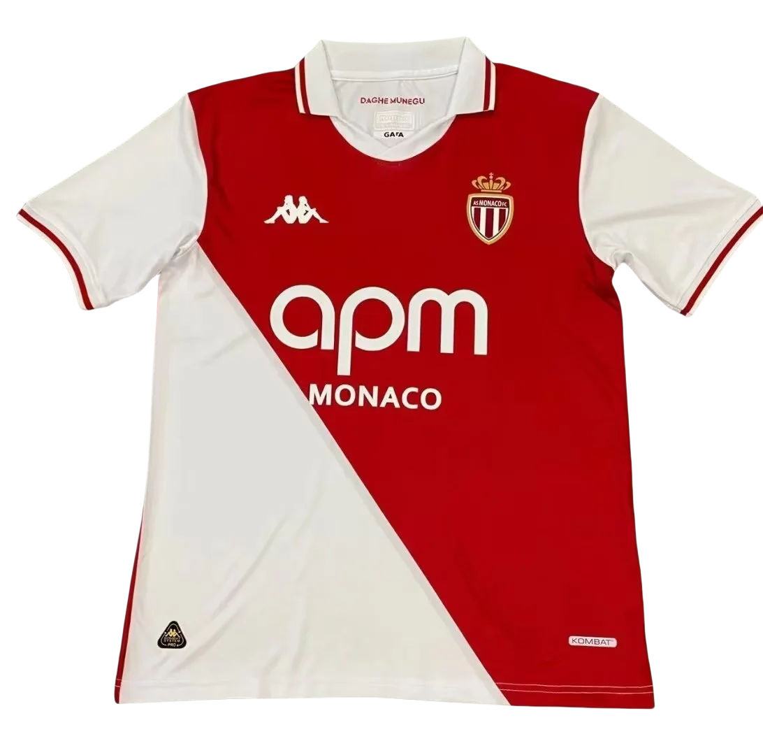 2024/2025 AS Monaco Home Football Shirt 1:1 Thai Quality