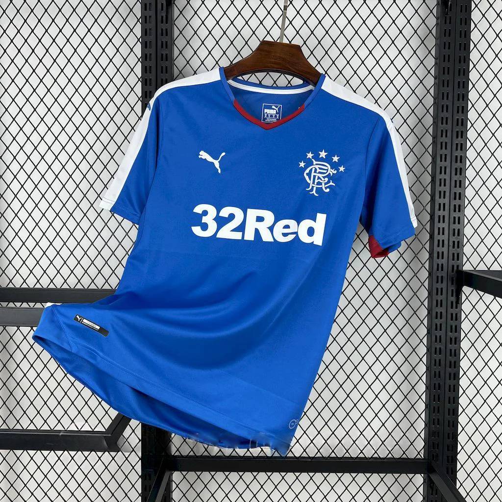 2015/2016 Retro Rangers Home Football Shirt 1:1 Thai Quality