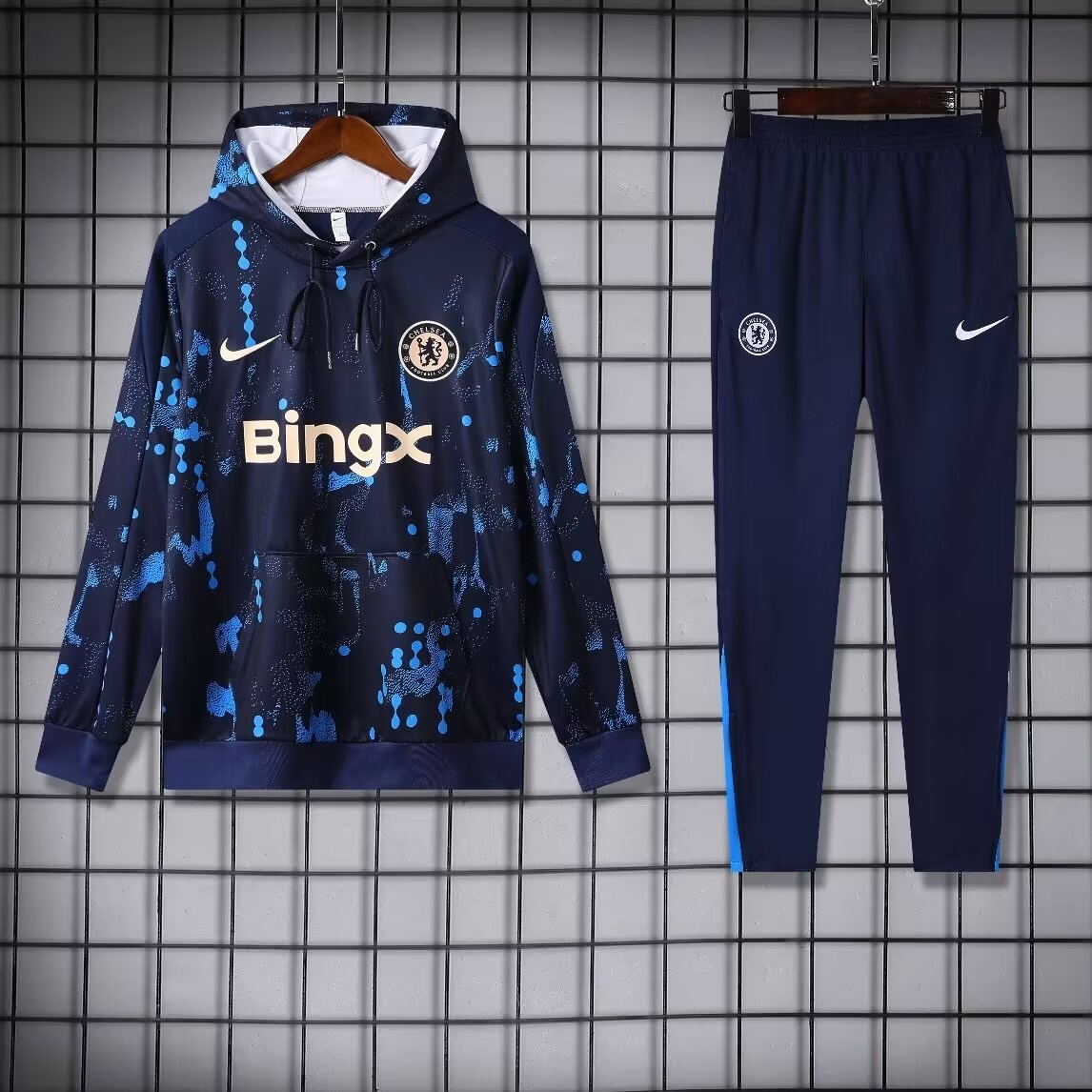 2024/2025 Chelsea Hooded Long Sleeves Training Suit Football Shirt
