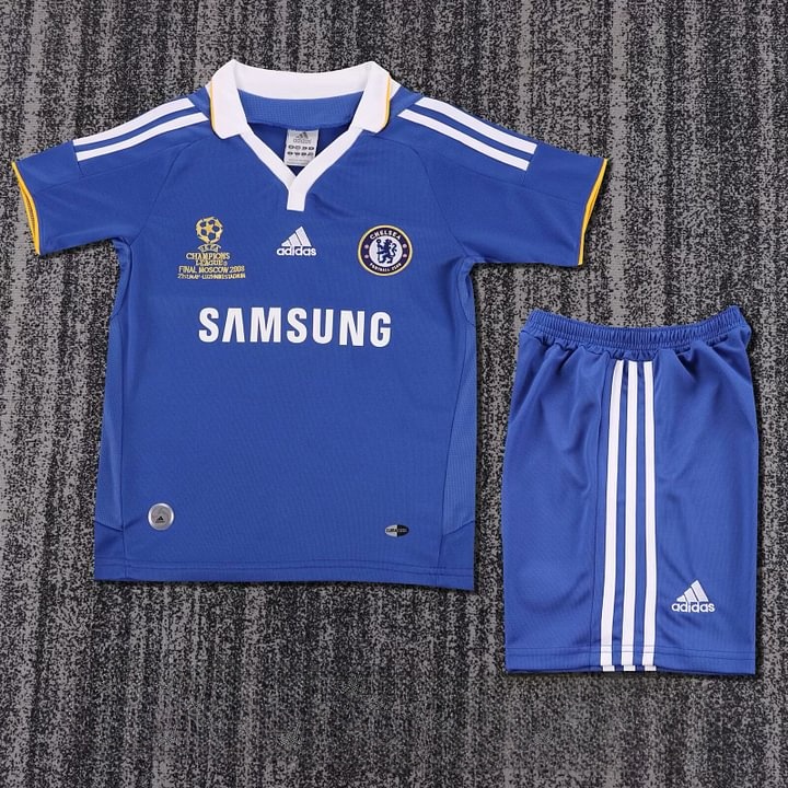 2007/2008 Retro Chelsea Home Football Shirt Kids Size 1:1 Thai Quality