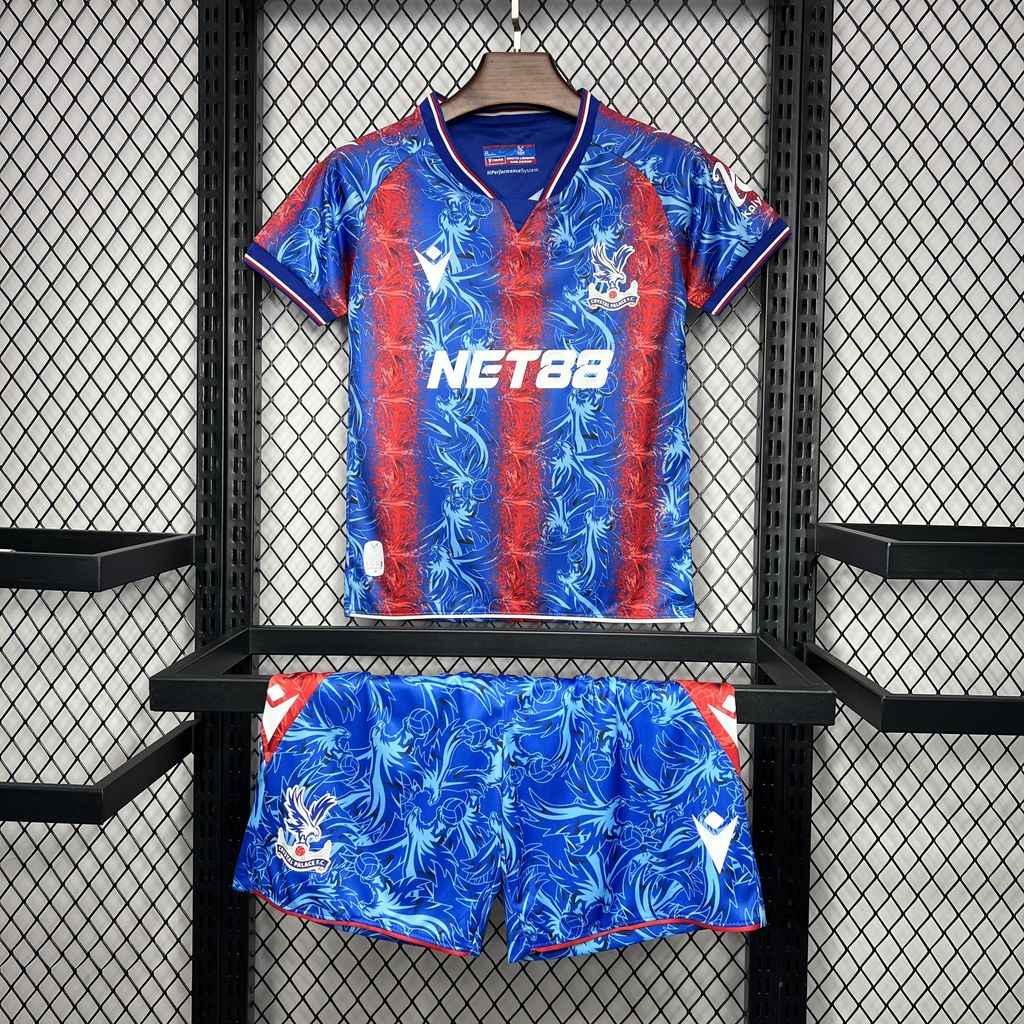 2024/2025 Crystal Palace Home Football Shirt Kids Size 1:1 Thai Quality