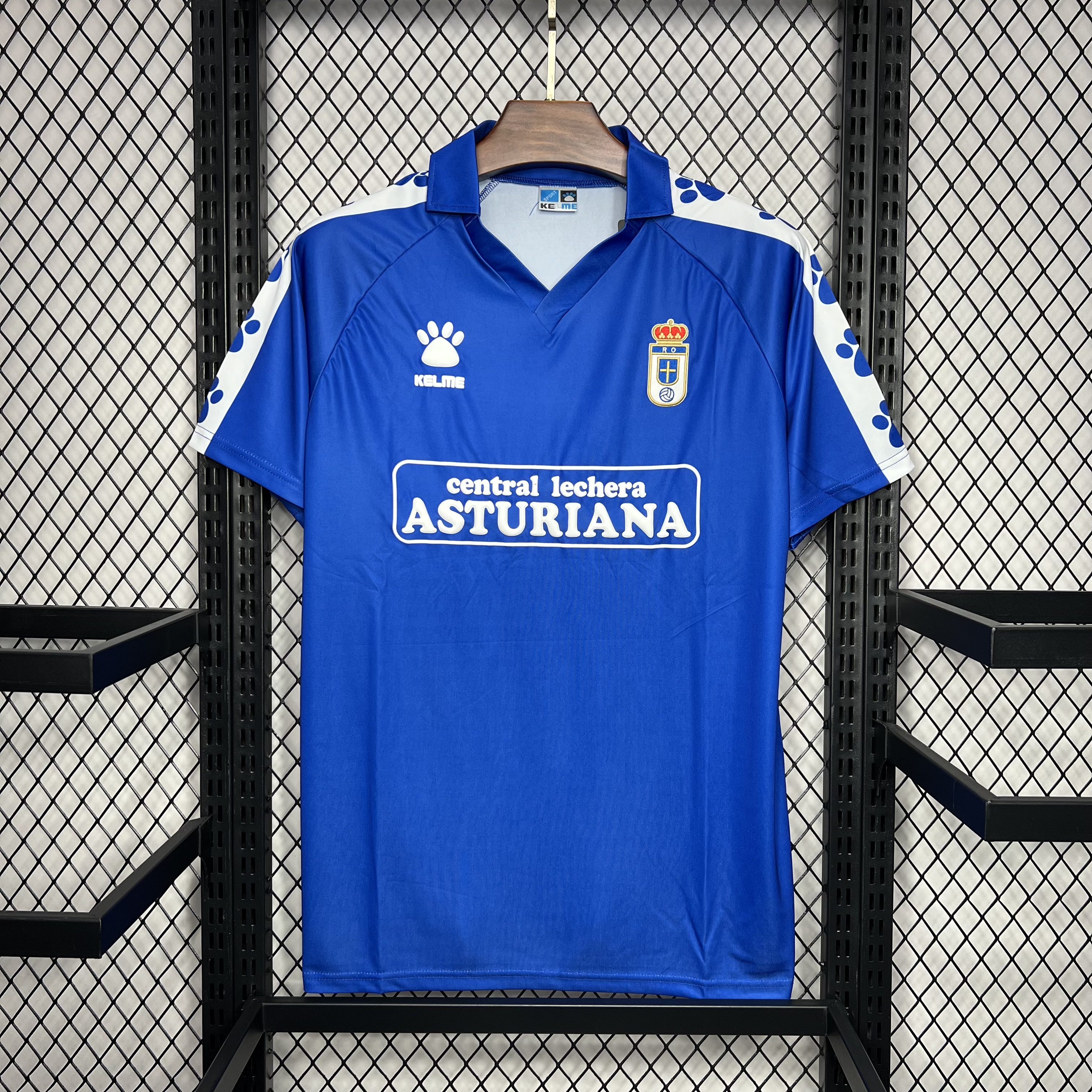 1990/1991 Retro Real Oviedo Vetusta Home Football Shirt 1:1 Thai Quality