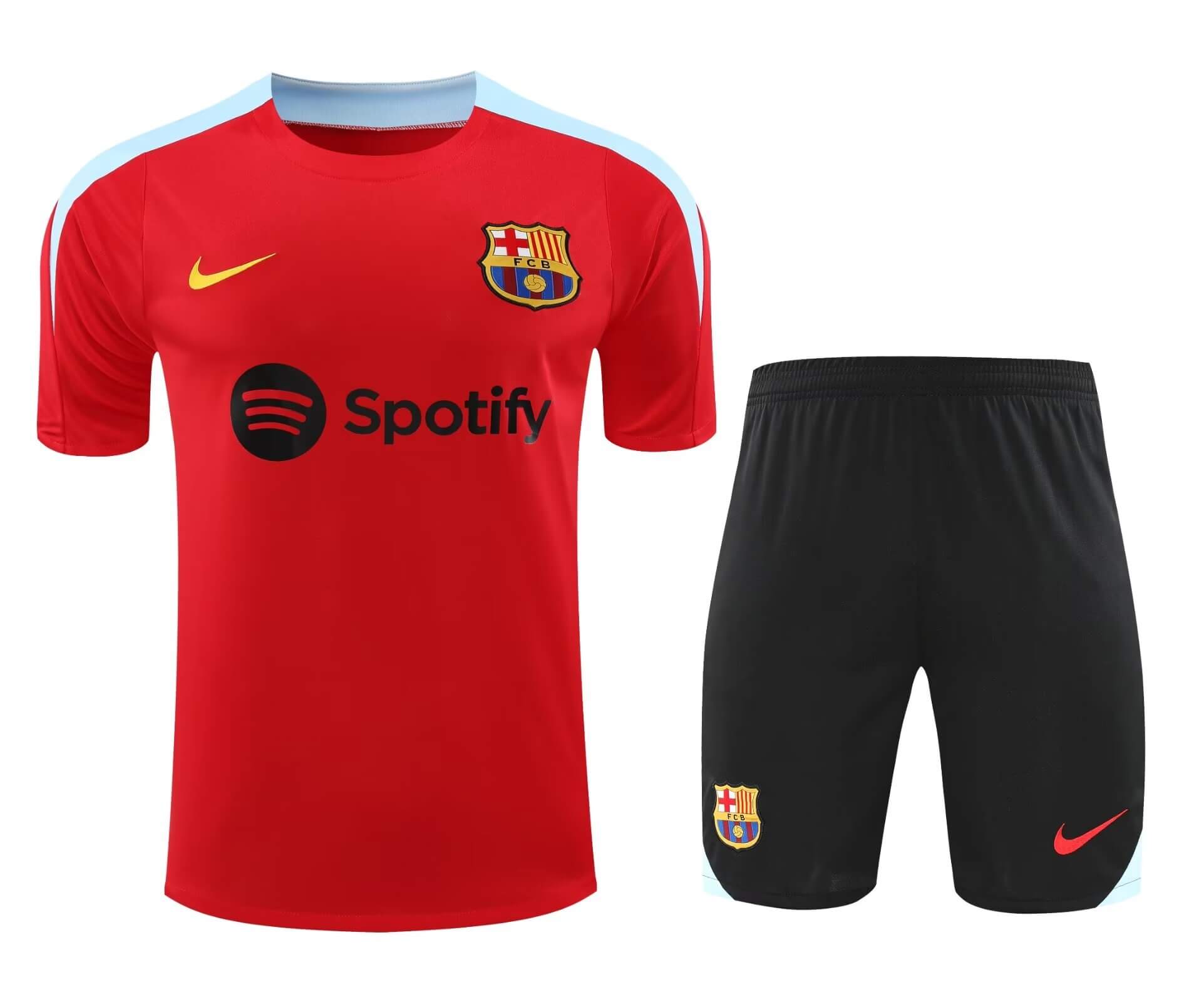 2024/2025 Barcelona Training Wear Red Suit Shirt 1:1 Thai Quality