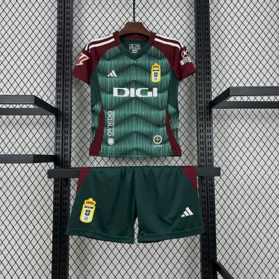 2024/2025 Real Oviedo Vetusta Third Away Football Shirt Kids Size 1:1 Thai Quality