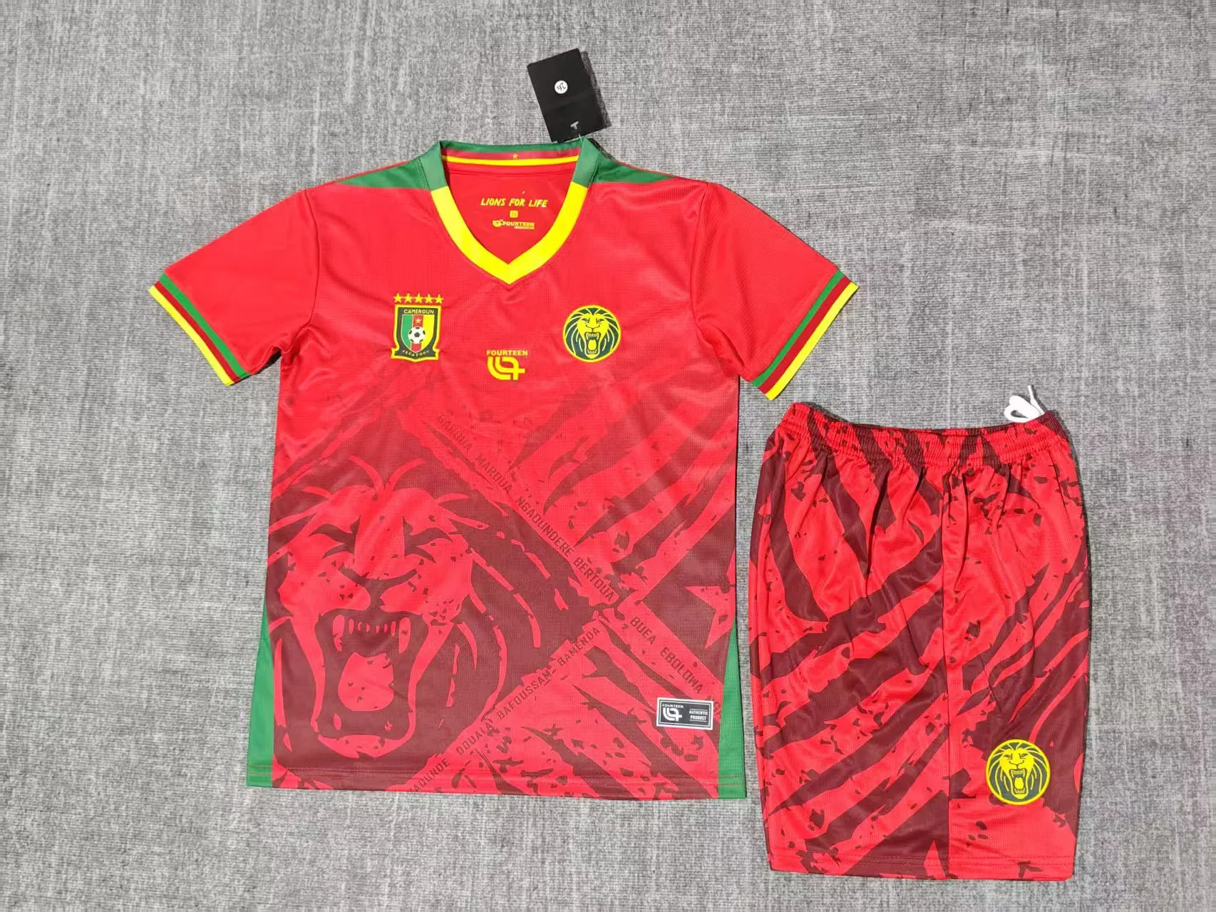 2025 Cameroon Away Football Shirt Kids Size 1:1 Thai Quality