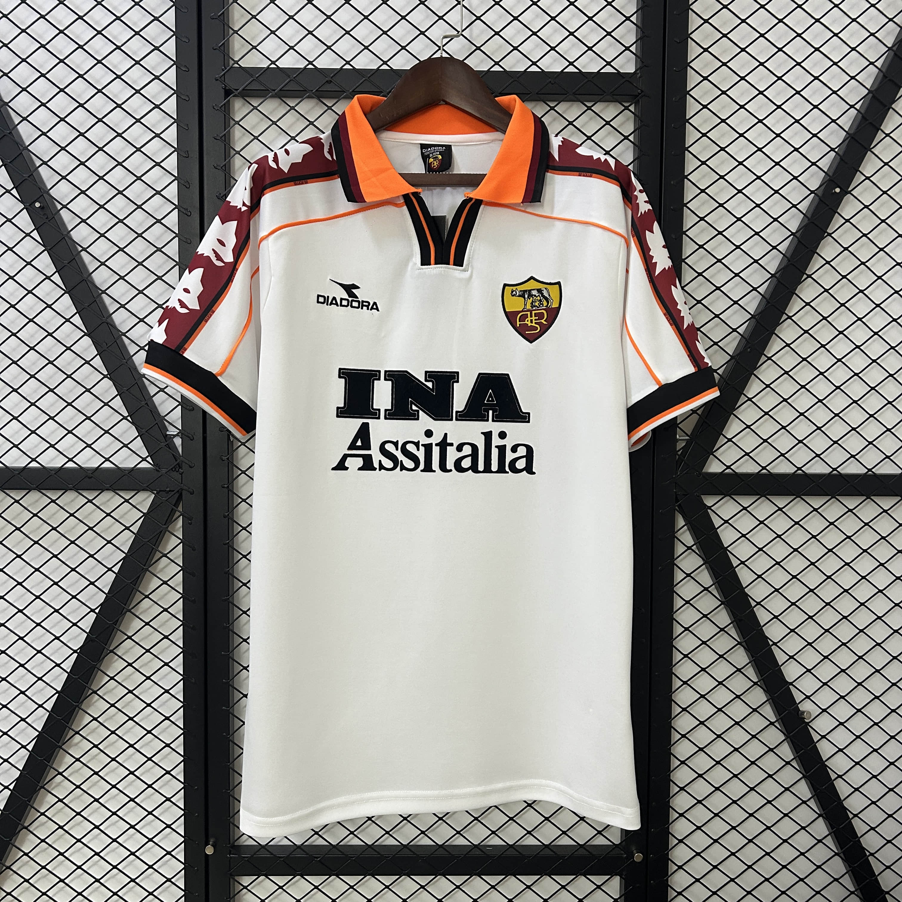 1998/1999 Retro AS Roma Away Football Shirt 1:1 Thai Quality