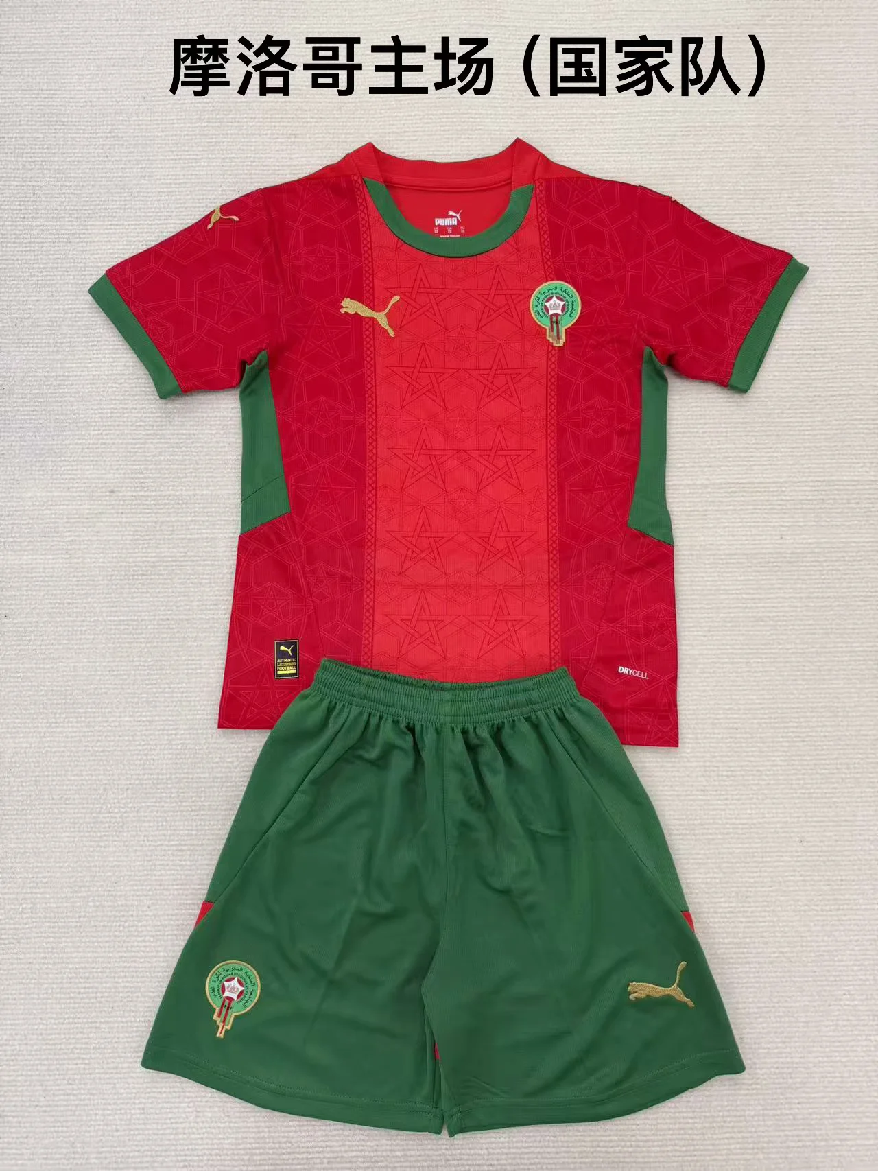 2024/2025 Morocco Home Football Shirt Kids Size 1:1 Thai Quality